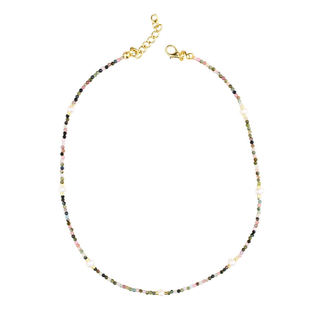 Minimal Tourmaline Necklace