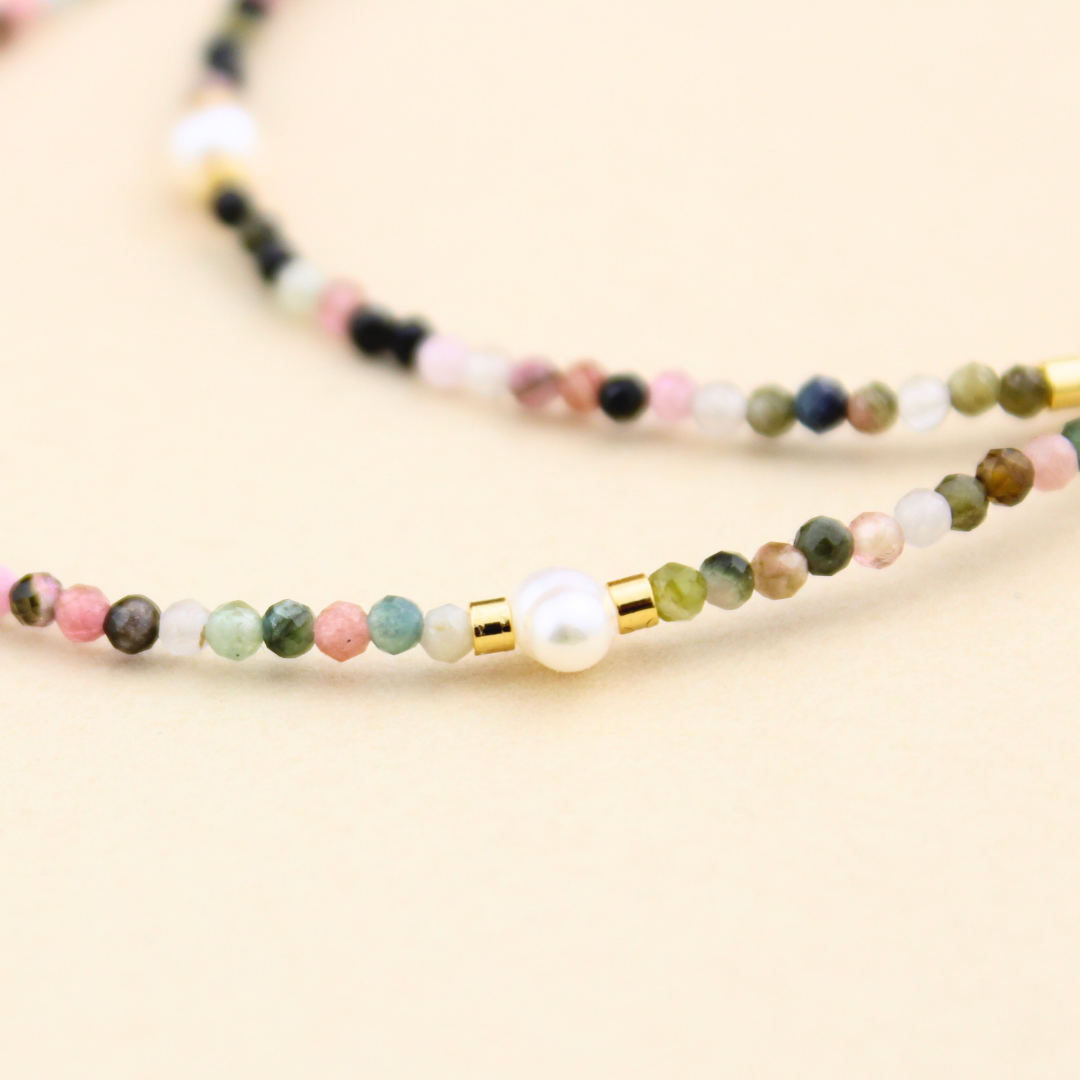 Minimal Tourmaline Necklace