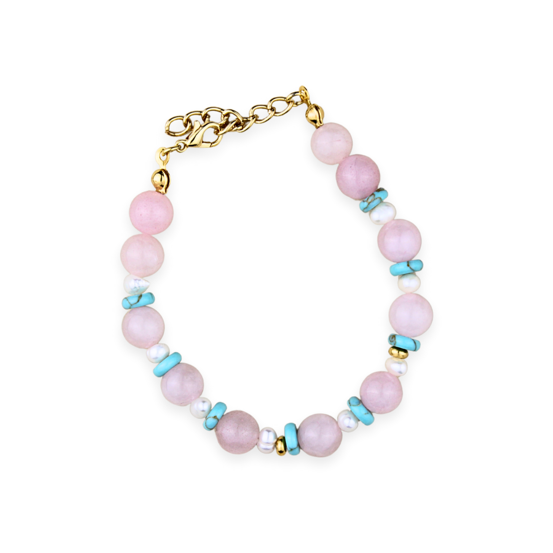 Pink & Turquosie Bileklik