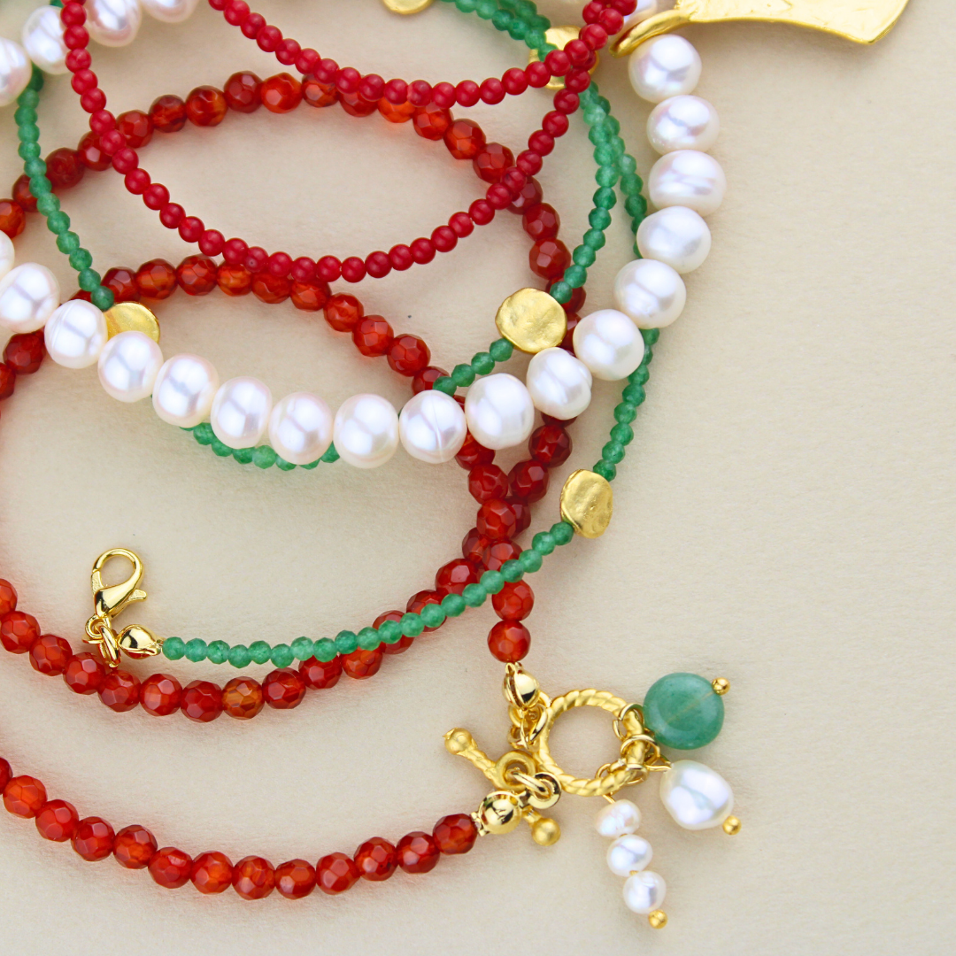 Agate w/Charms