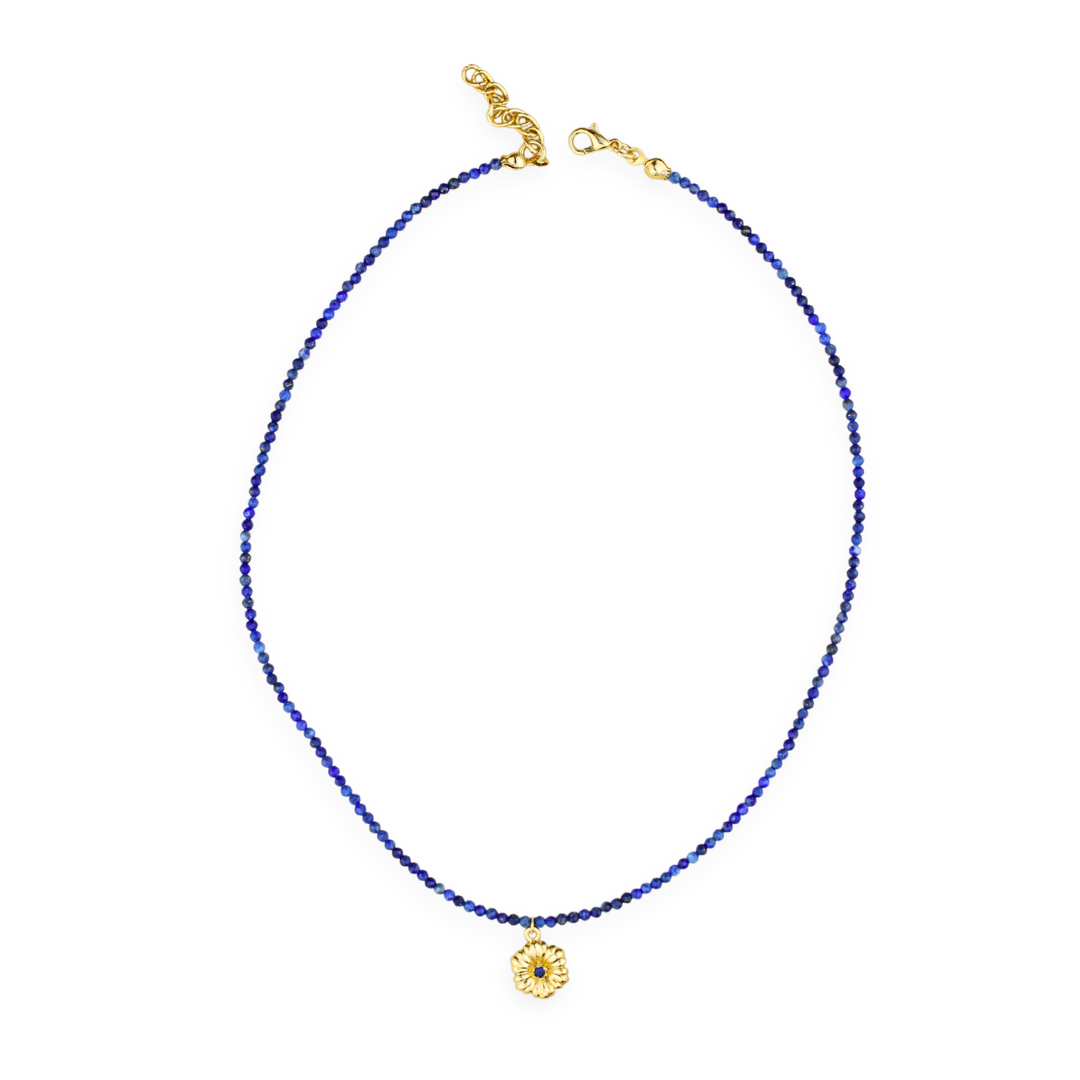 Lapis Lazuli W/Flower