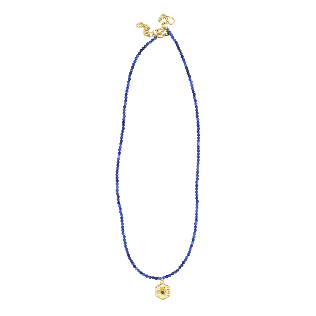 Lapis Lazuli W/Flower