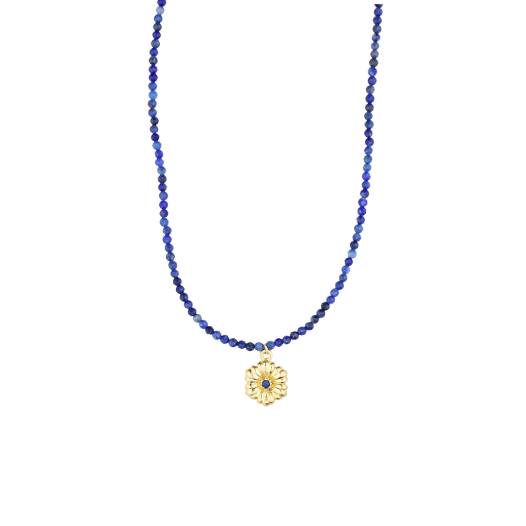 Lapis Lazuli W/Flower