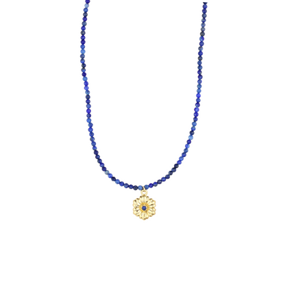 Lapis Lazuli W/Flower