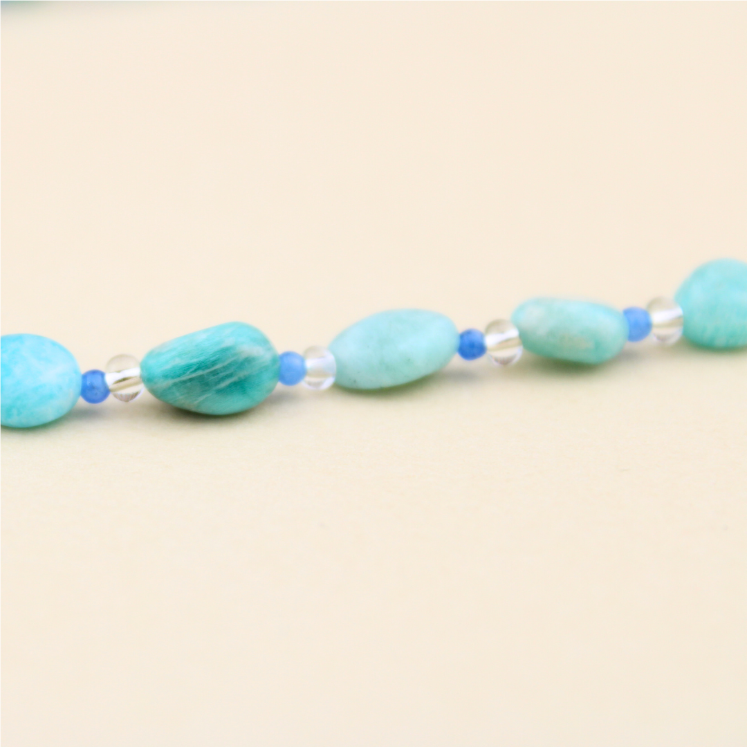 Amazonite& Pearl Necklace