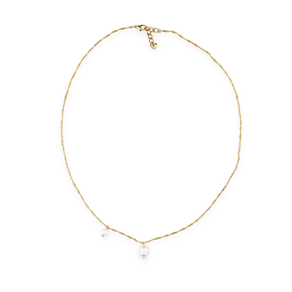 Minimal Design Tiny Pearl Necklace