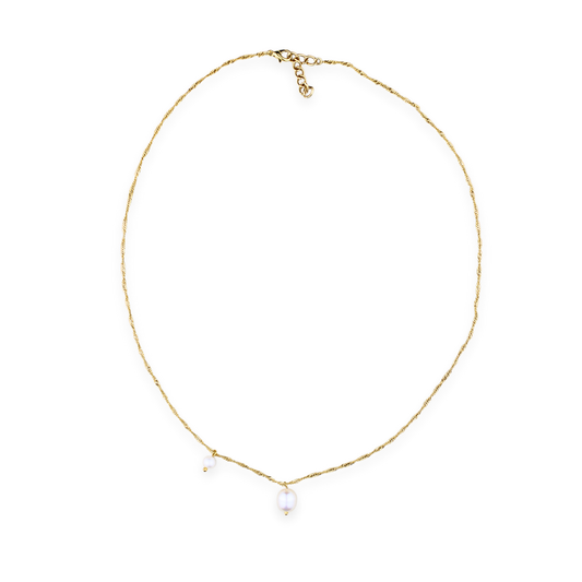 Minimal Design Tiny Pearl Necklace